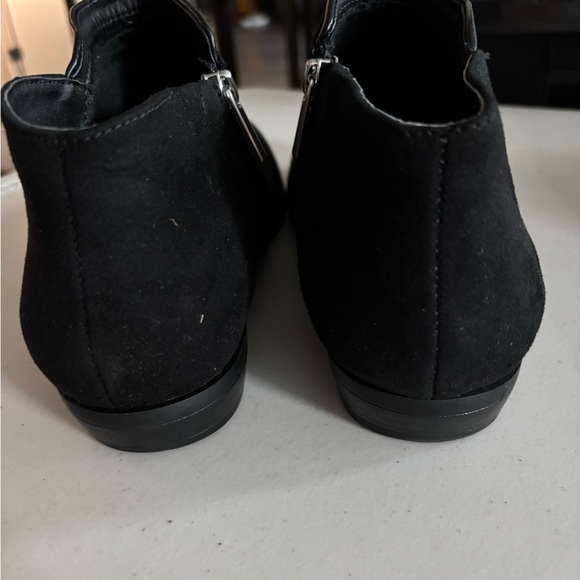 Black Ankle Boots with Zipper woman’s 9ww nwot never worn - Picture 3 of 5